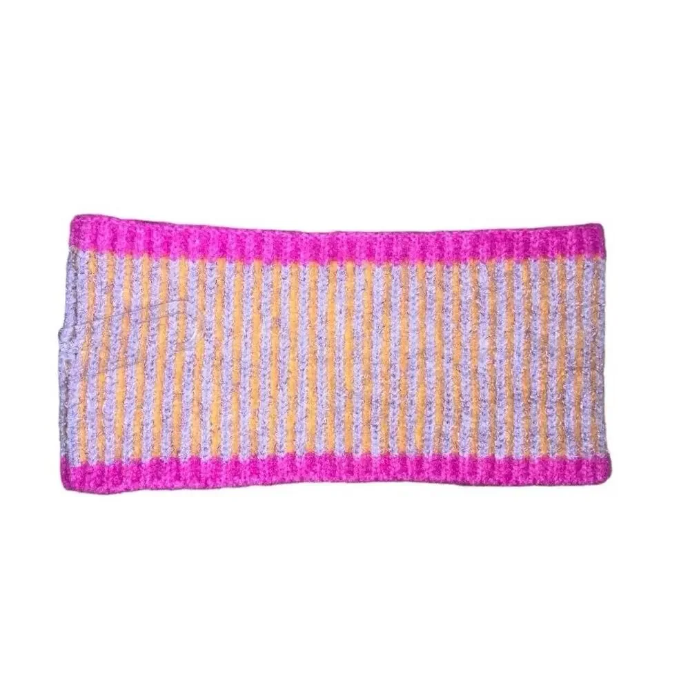 New Wild Fable Pink Purple Orange Reversible Head Wrap